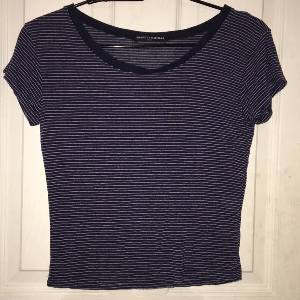 Brandy Melville Striped Crop Top